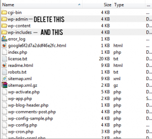 how-to-downgrade-wordpress-step-2